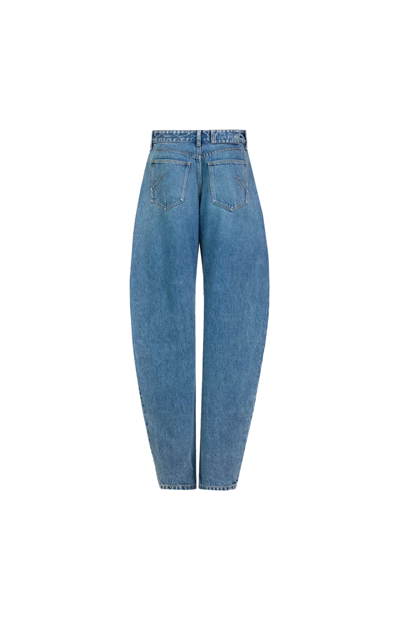 Round Denim Jeans — снимка 2