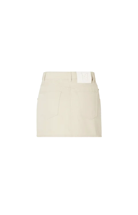 Jeans Skirt in Beige — снимка 2