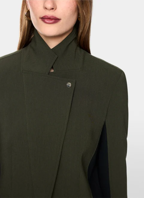 Блейзър с контрастни кантове Marc Cain Collections — снимка 4