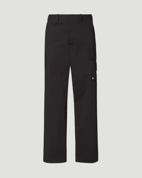 Black Gabardine Trousers