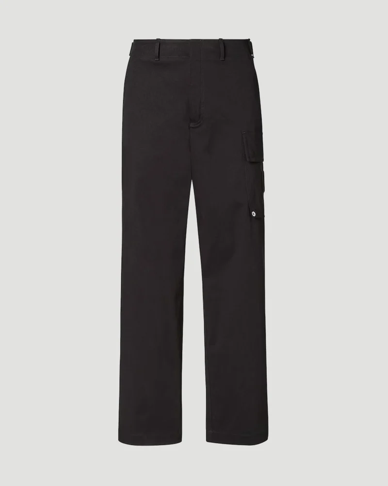 Black Gabardine Trousers