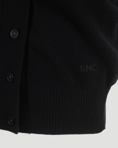 Cosy Knit Hood Top in Black — снимка 3