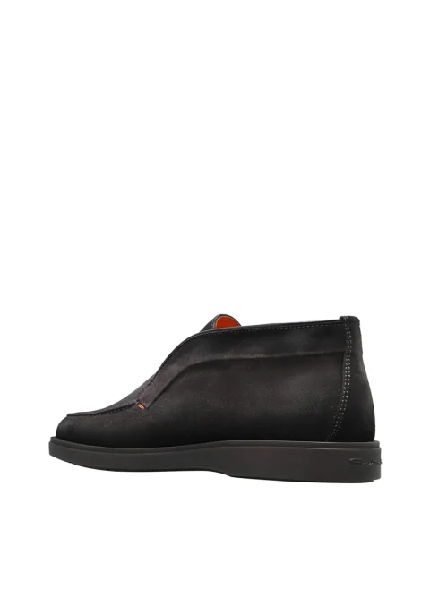 Боти от велур Santoni — снимка 3