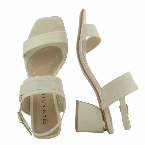 Дамски Сандали На Ток RAMARIM – 2428208 COCONUT/COCONUT — снимка 5