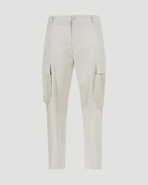 Cotton Trousers in Beige