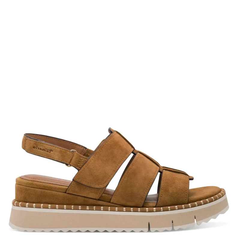 Дамски Сандали На Платформа TAMARIS – 1-28243-46-305 COGNAC