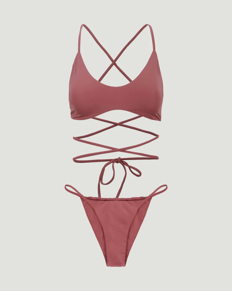 Estella Two-Piece Swimsuit in Rose