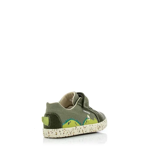 Сникърс Момчета GEOX – B25A7C 01022 B KILWI BOY DK GREEN — снимка 2