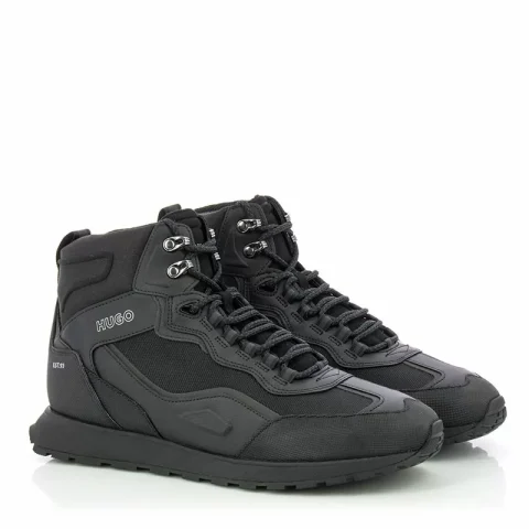 Мъжки Сникърс HUGO – 50529581 ICELIN HITO MEPU BLACK — снимка 3
