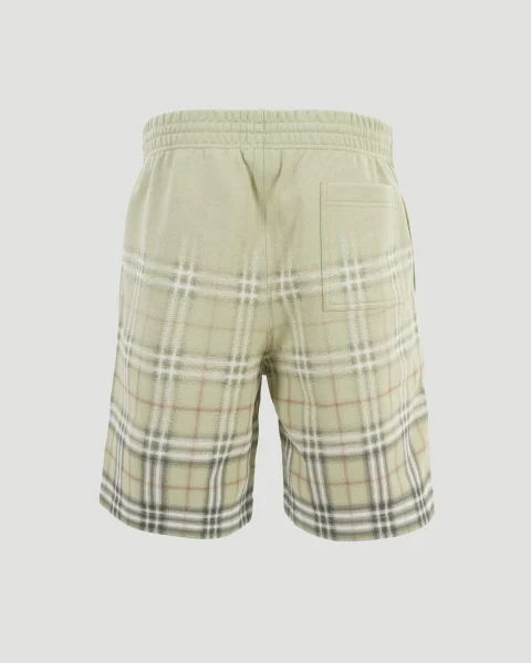 Gradient Check Cotton Shorts — снимка 2
