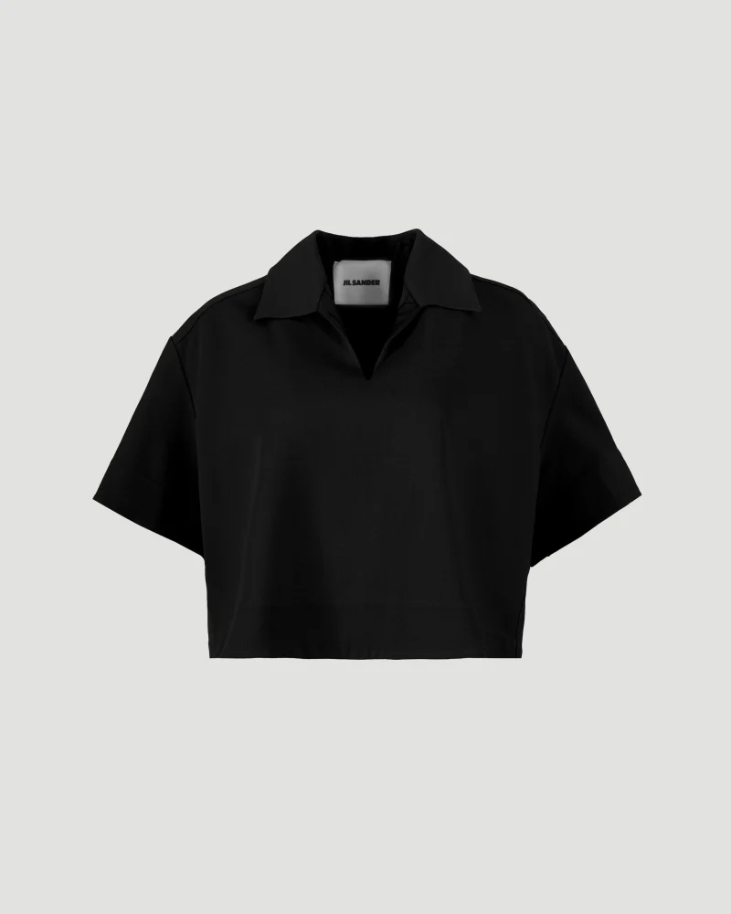 Polo T-Shirt in Black