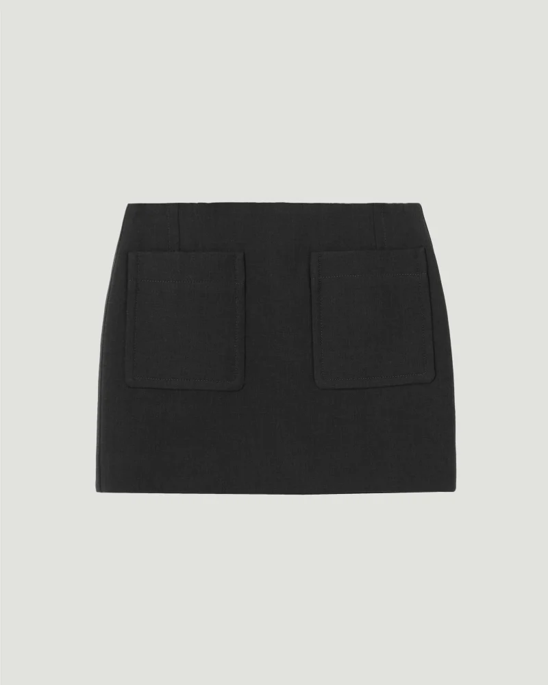 Mini Skirt in Anthracite