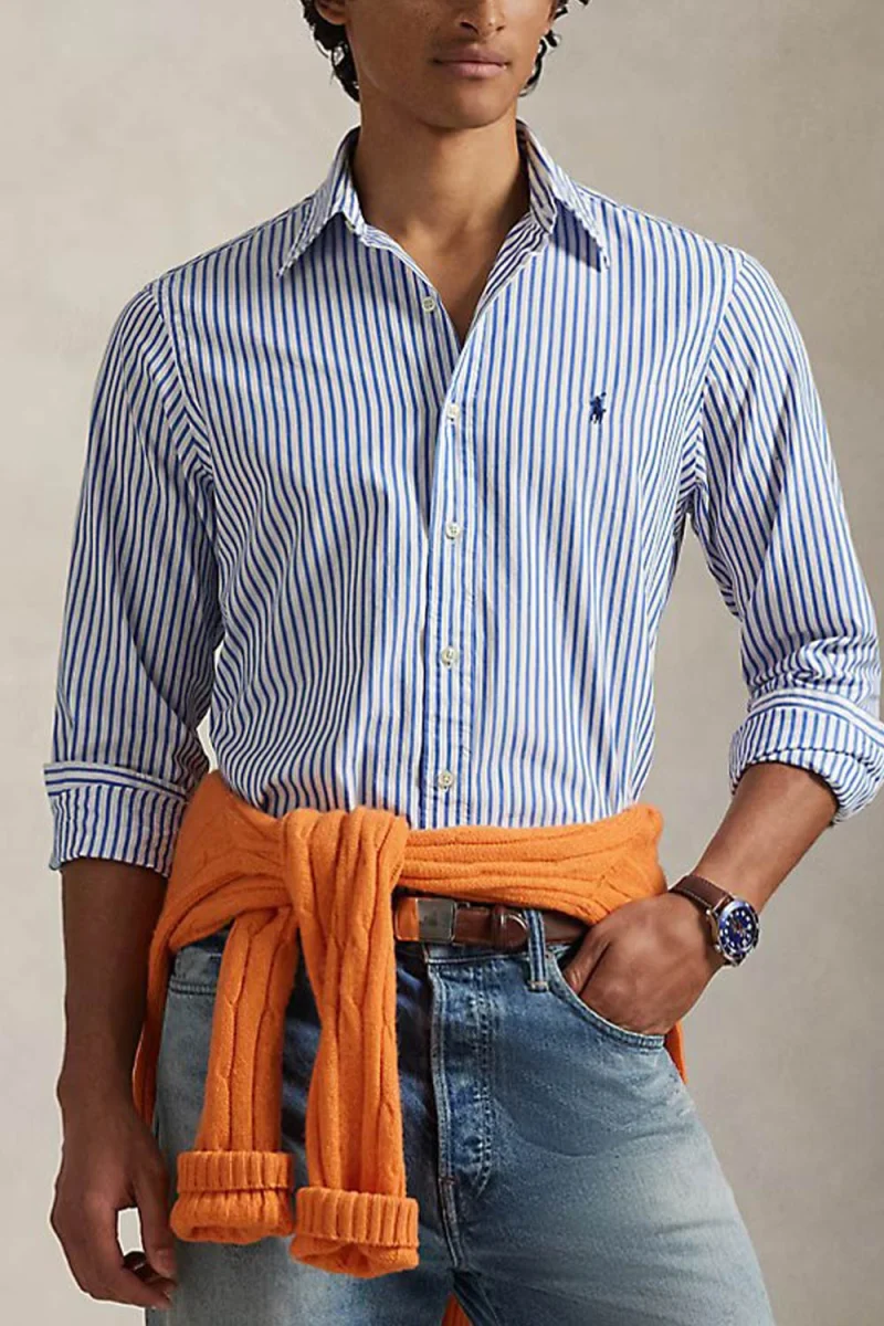 Риза Washed Broadcloth-Wvn 710B15595008 100 white — снимка 2
