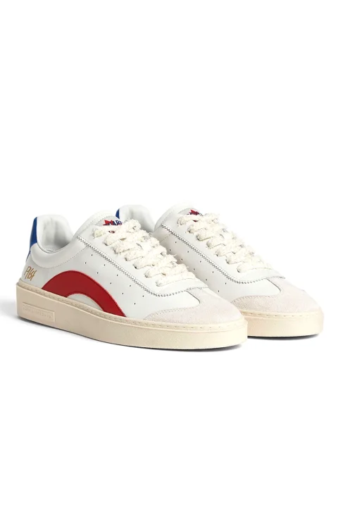 Sneakers SNM044101504118 M4050 panna+rosso+blu — снимка 2