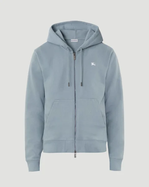 Knight Stamp Cotton Zip Hoodie