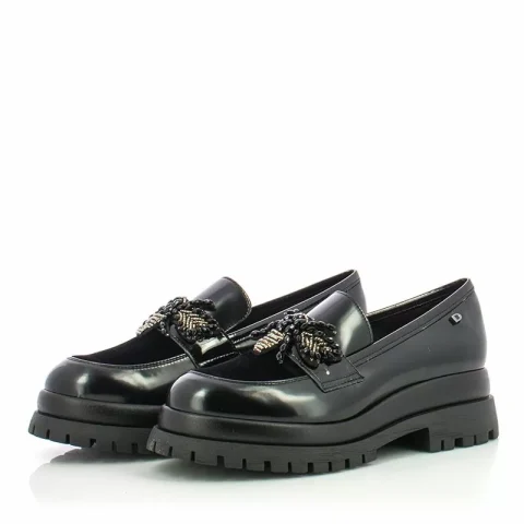 Дамски Лоуфър Donna Serena – 2P5775DS NERO/NERO — снимка 3