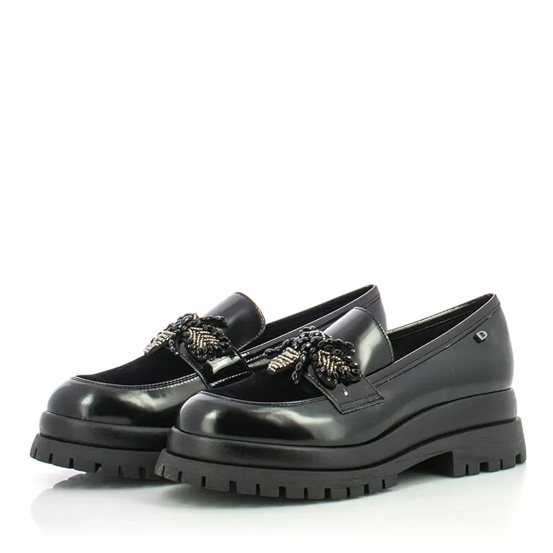 Дамски Лоуфър Donna Serena – 2P5775DS NERO/NERO — снимка 3