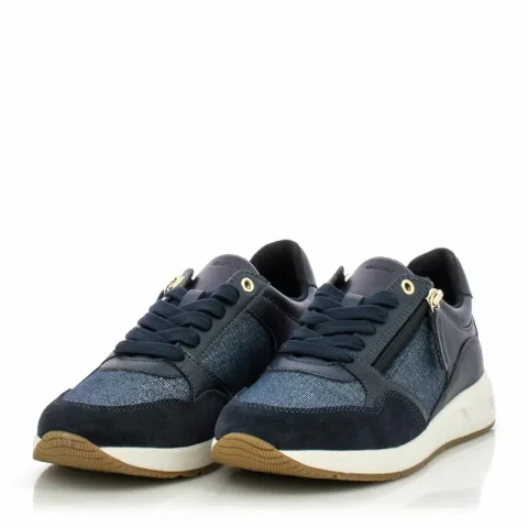 Дамски Сникърс GEOX – D36NQB D BULMYA NAVY — снимка 3