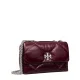 Дамска чанта бордо Kira Diamond TORY BURCH — снимка 3
