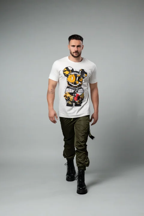 Комбо бели тениски: Erected Bear + Minimal — снимка 4