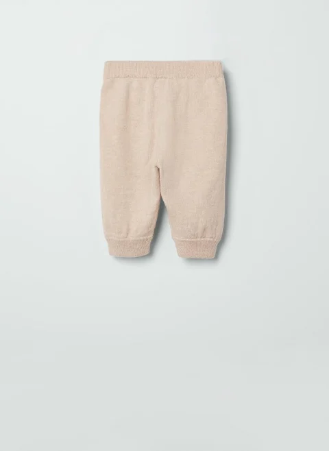 Панталон от фино плетиво Brunello Cucinelli Kids — снимка 4