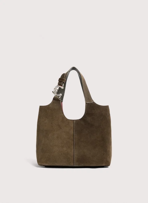 Велурена мини чанта Coccinelle C-Easy Small — снимка 7