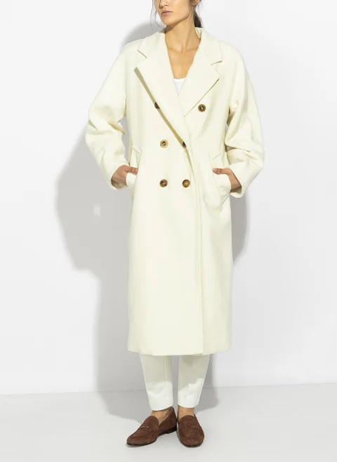Палто от фина вълна Max Mara Madame — снимка 5