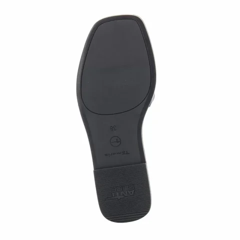Дамски Равни Чехли TAMARIS – 1-1-27107-20 001 BLACK — снимка 4