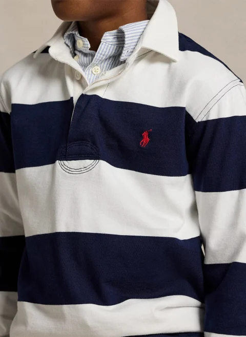 Раиран полошърт Ralph Lauren Kids 7-14 — снимка 2