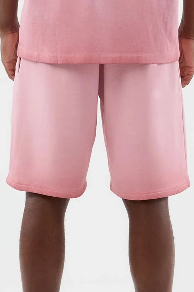 Бермуда Mlb Washed Logo Neyyan 60856153 680 pastel pink — снимка 2