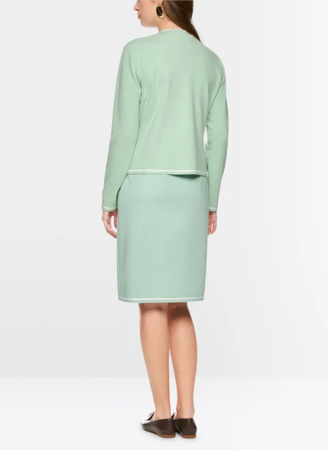 Фина жилетка с контрастни детайли Marc Cain Collections — снимка 3