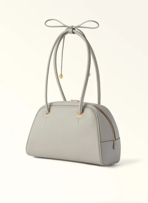 Чанта Furla Poppy Dome Stone Gray M — снимка 2