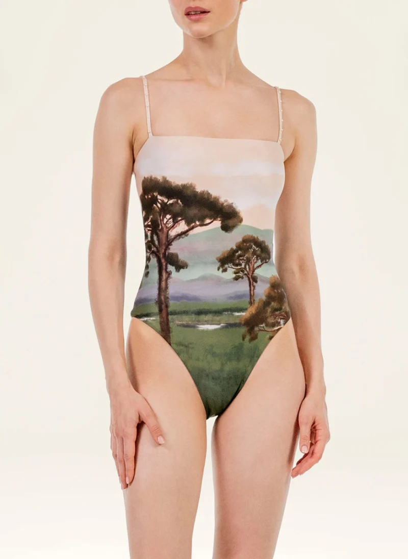 Цял бански 'Durazno Paraiso' Agua Bendita — снимка 2