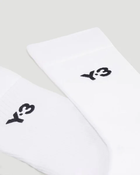 Classic Crew Socks in White — снимка 2