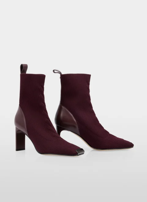 Боти на ток от плетиво Marc Cain Collections — снимка 2