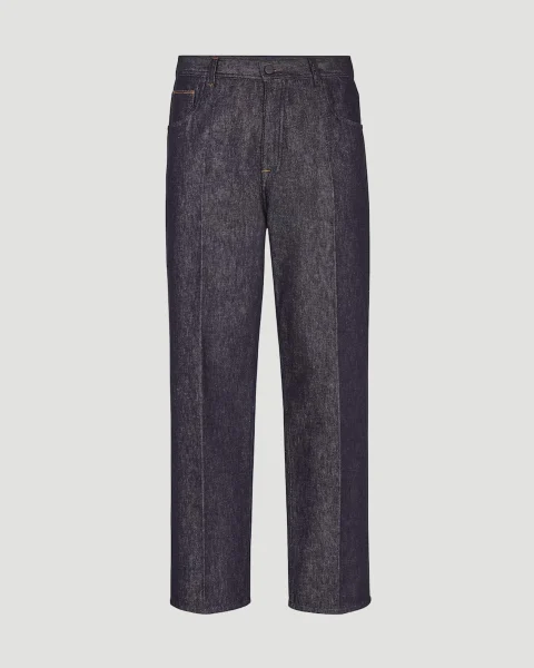 Long Jeans in Dark Blue