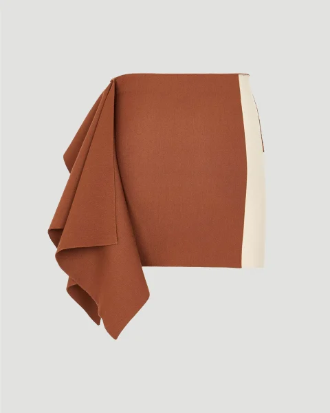 Multicolour Wool Short Skirt — снимка 2