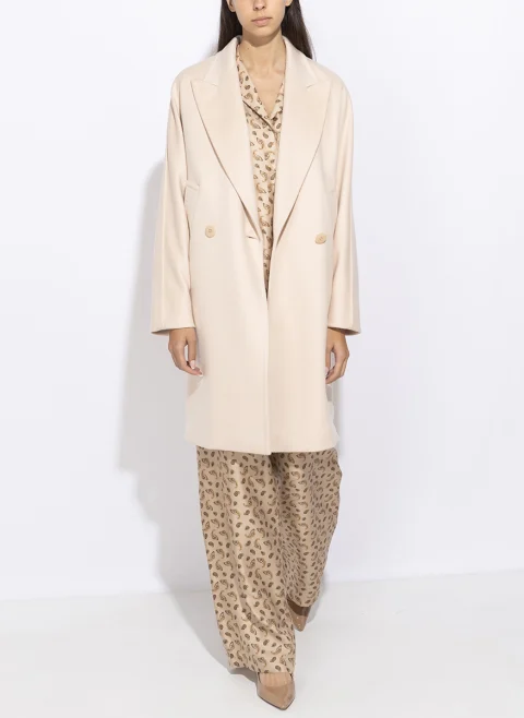 Палто от 100% фина вълна Max Mara Studio Mstmastro — снимка 5