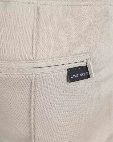 Interlock Tracksuit Mini Shorts in Beige — снимка 3