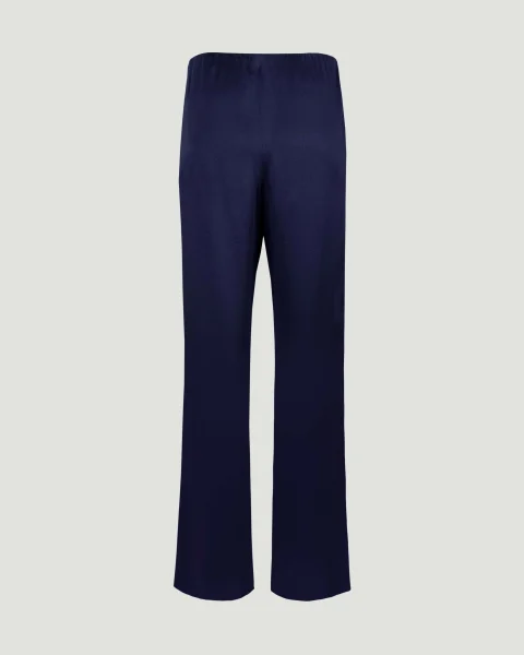 Flare Fit Trousers in Blue — снимка 2