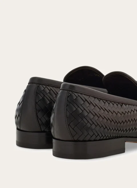 Мокасини с плетка от естествена кожа Ferragamo — снимка 4