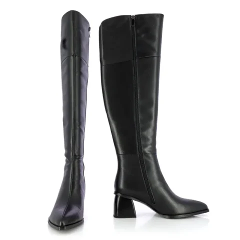 Ботуши На Ток CARLO FABIANI – 111679 BLACK LEATHER — снимка 5