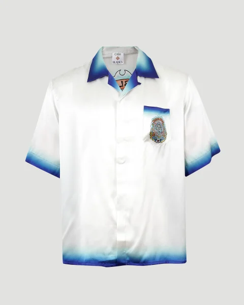 Casa Way Skate Short Sleeve Silk Shirt