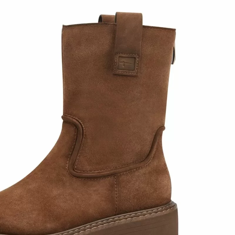 Дамски Равни Боти TAMARIS – 1-25470-43-310 CAMEL — снимка 4