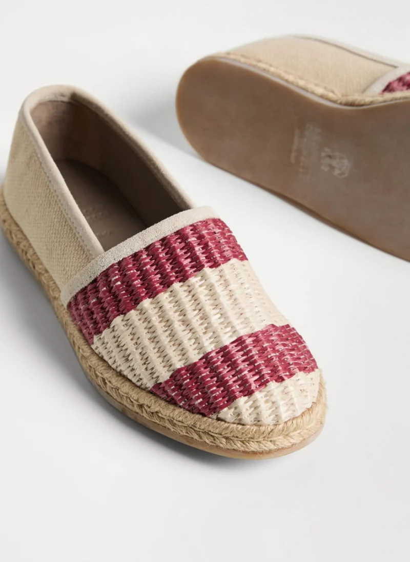 Еспадрили с раиран мотив Brunello Cucinelli Kids — снимка 4