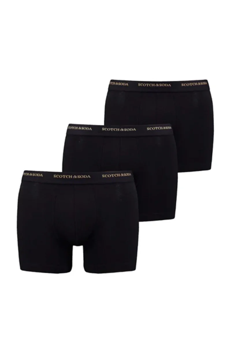 Бельо (Pack of 3) Scso Base Logo Boxer 701222704 SCU001 black