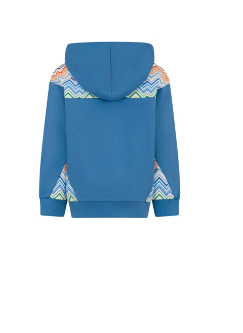 Суитшърт с контрастни детайли Missoni Kids — снимка 2