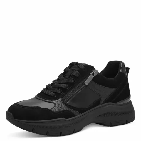 Дамски Сникърс TAMARIS – 1-23734-42-007 BLACK UNI — снимка 3