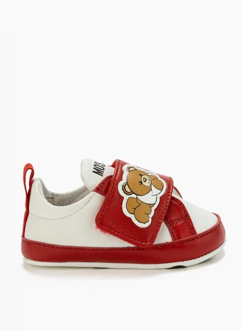 Бебешки буйки с 'Teddy Bear' апликация Moschino Kids