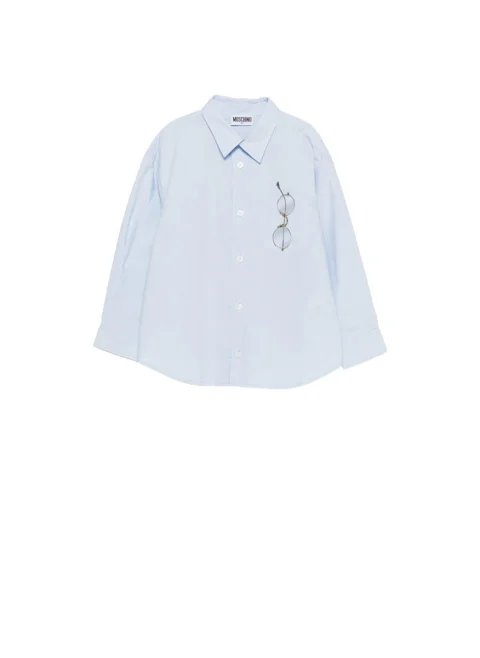 Риза с преден джоб Moschino Kids